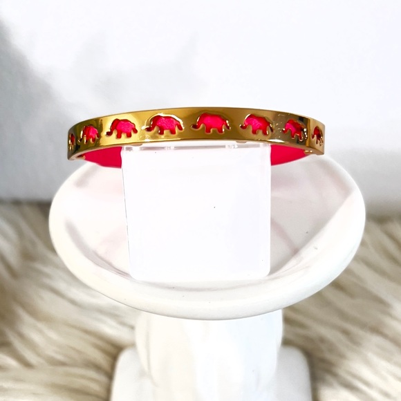 Stella & Dot Pink Elephant Bracelet - Picture 4 of 7